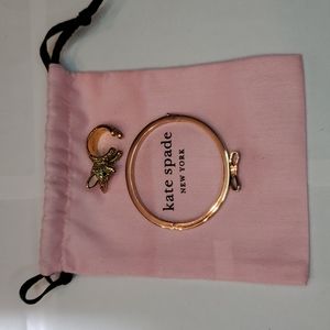 Kate Spade Bracelet and fox ring